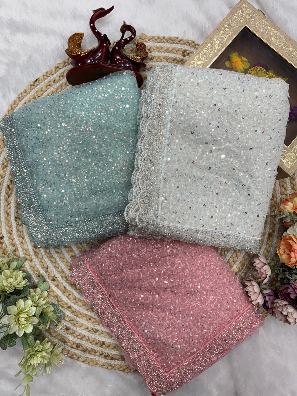 FlorLana DESIGNER BEADS AND SEQUINS SAREE COLLECTION