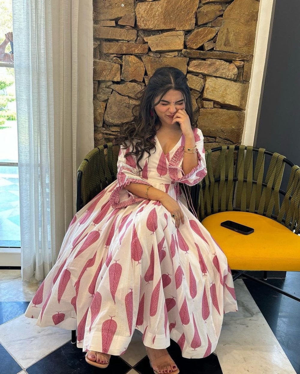 FloraLuna Designer Indo-Western Draped