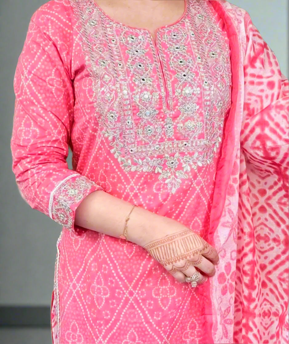 Designer Printed Kurta set for women and girls / Kurta set / Wedding , Party and festive wear Kurta set / Kurta Bottom and dupatta set