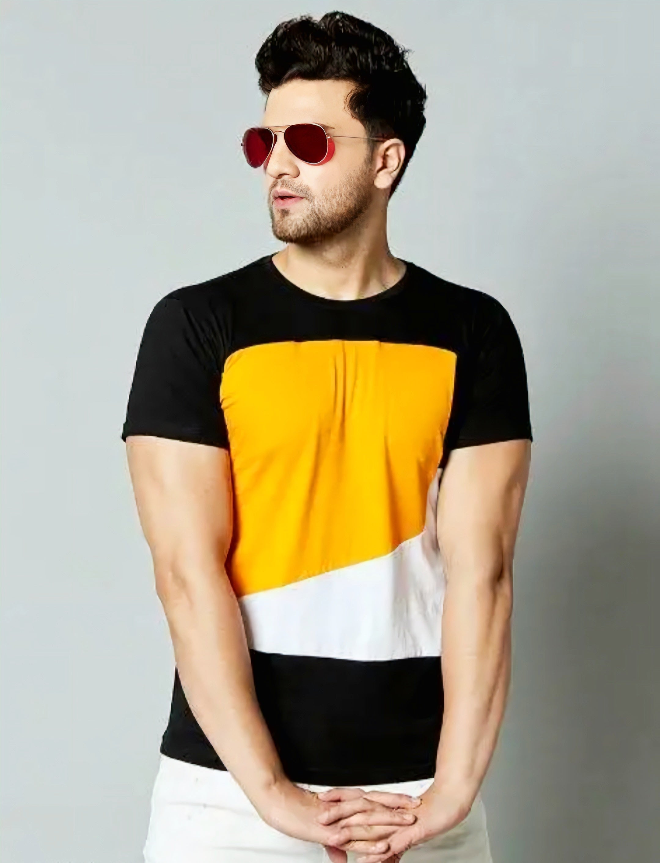 Floraluna Colourblock Crew-Neck T-Shirt