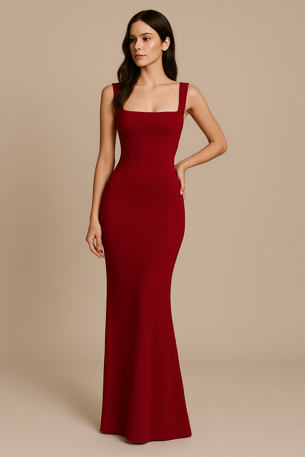 Floraluna Boat Neck Sleeveless Print Maxi Dress