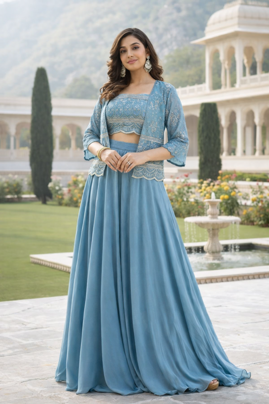 FloraLuna Blue Serenity Co-Ord Set