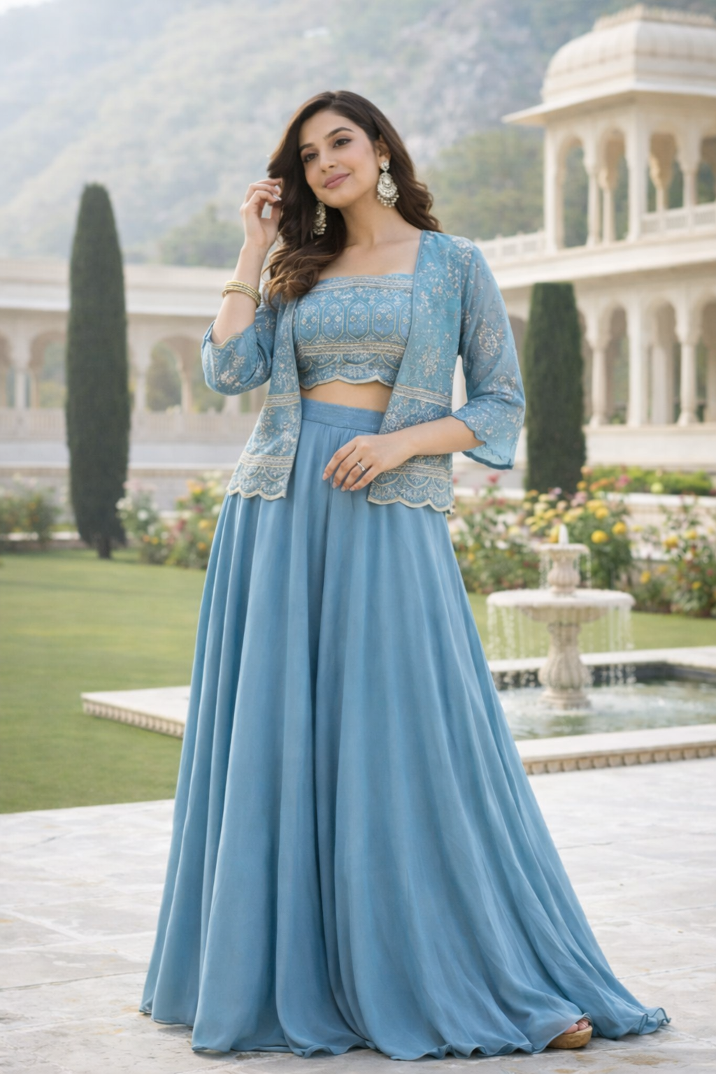 FloraLuna Blue Serenity Co-Ord Set