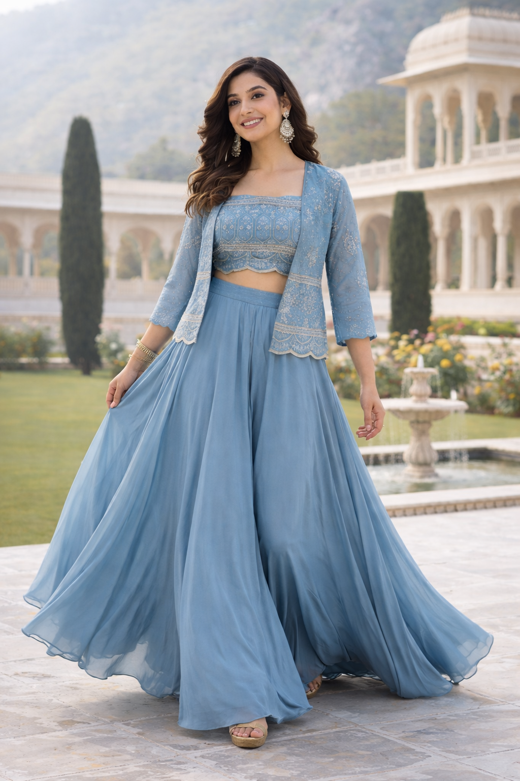 FloraLuna Blue Serenity Co-Ord Set