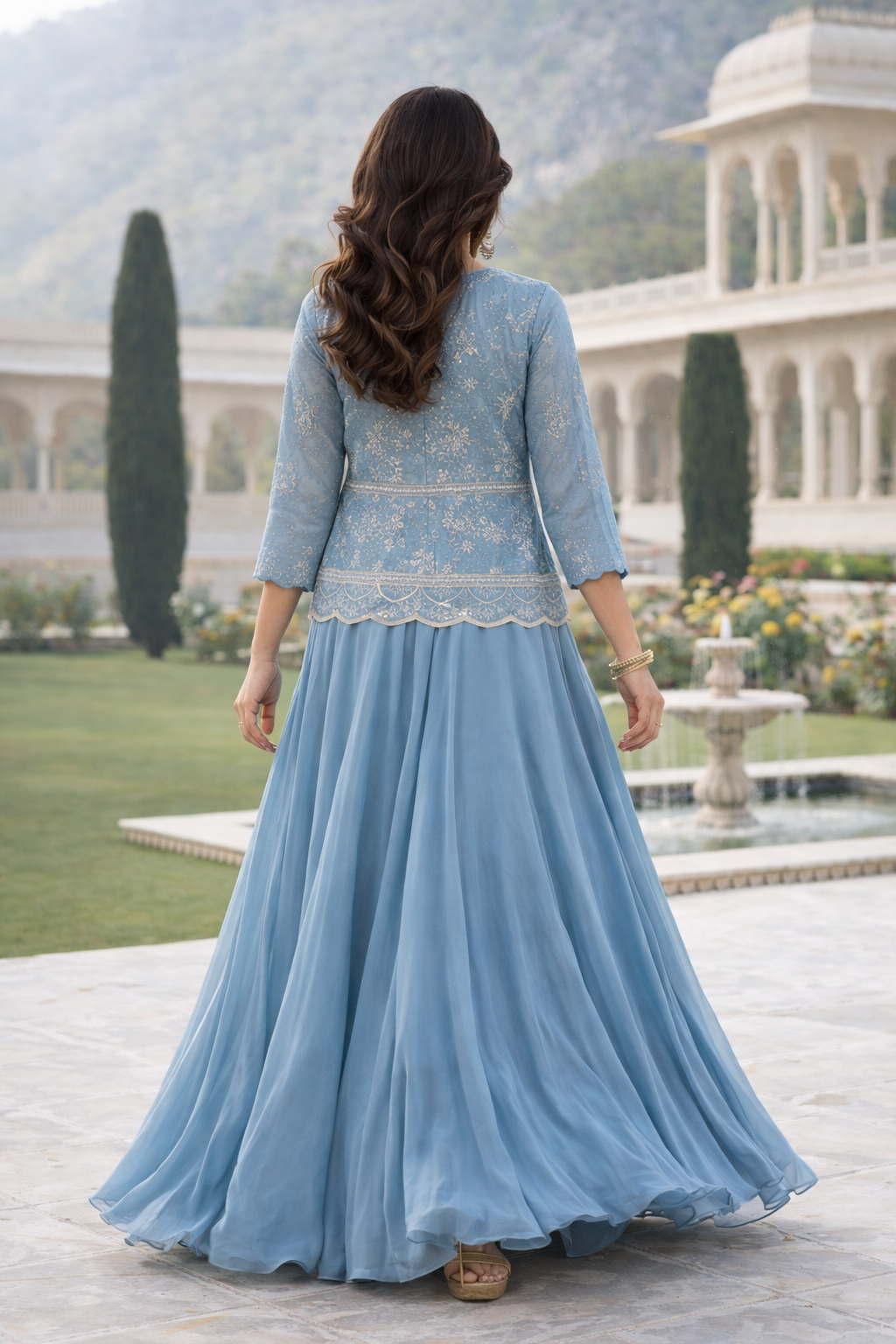 FloraLuna Blue Serenity Co-Ord Set