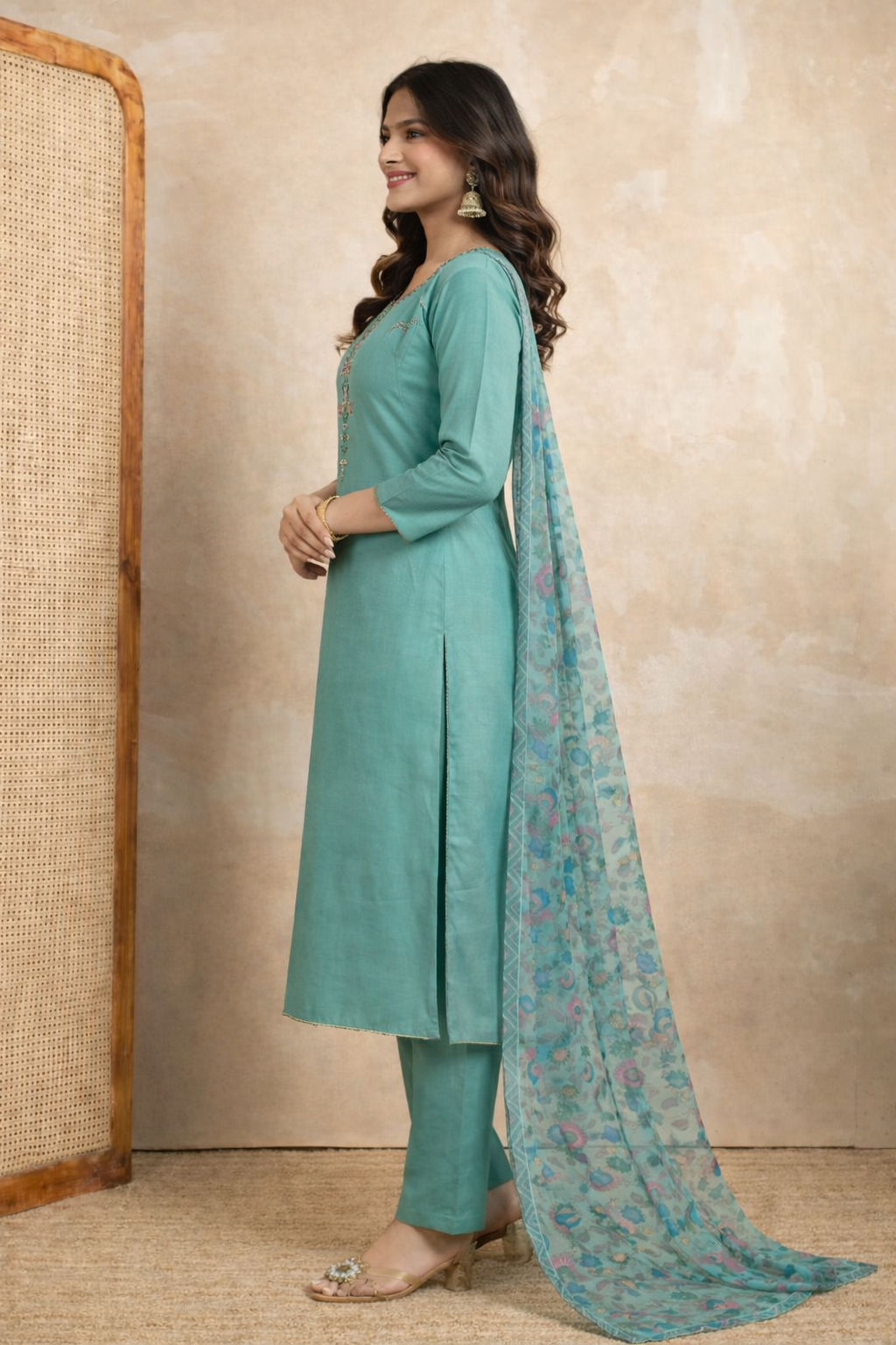 FloraLuna Aqua Serenity Suit Set