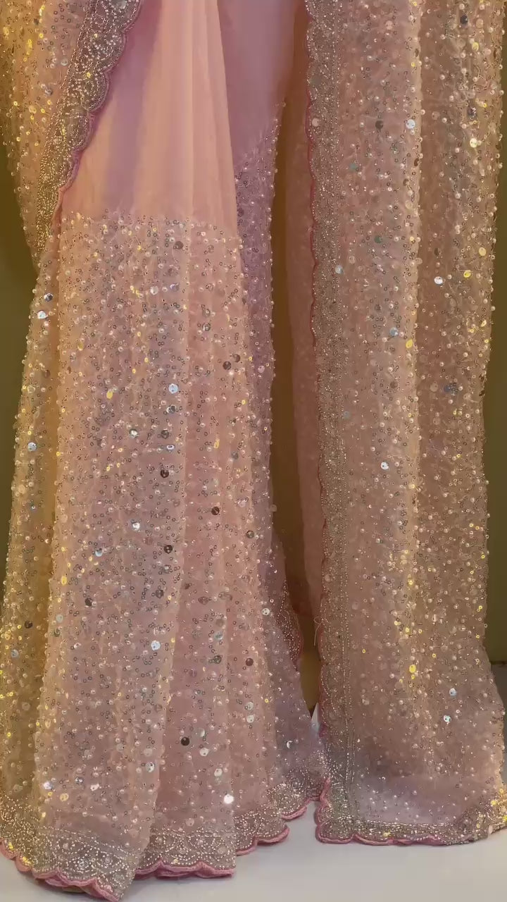 FlorLana DESIGNER BEADS AND SEQUINS SAREE COLLECTION
